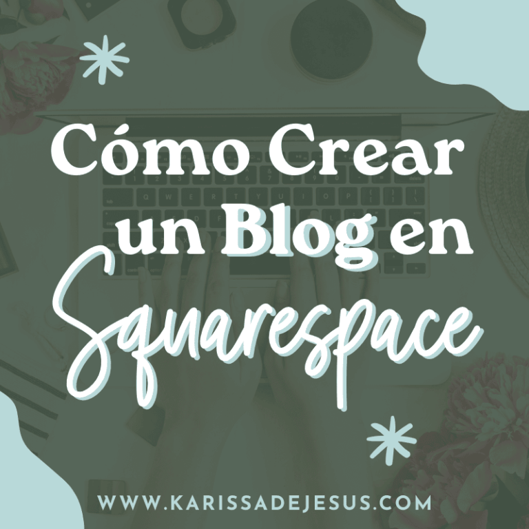 como crear un blog en squarespace